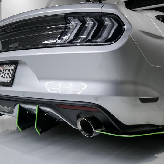 LVA 2015-2017 Ford Mustang Premium Bumper - Rear Diffuser Fins