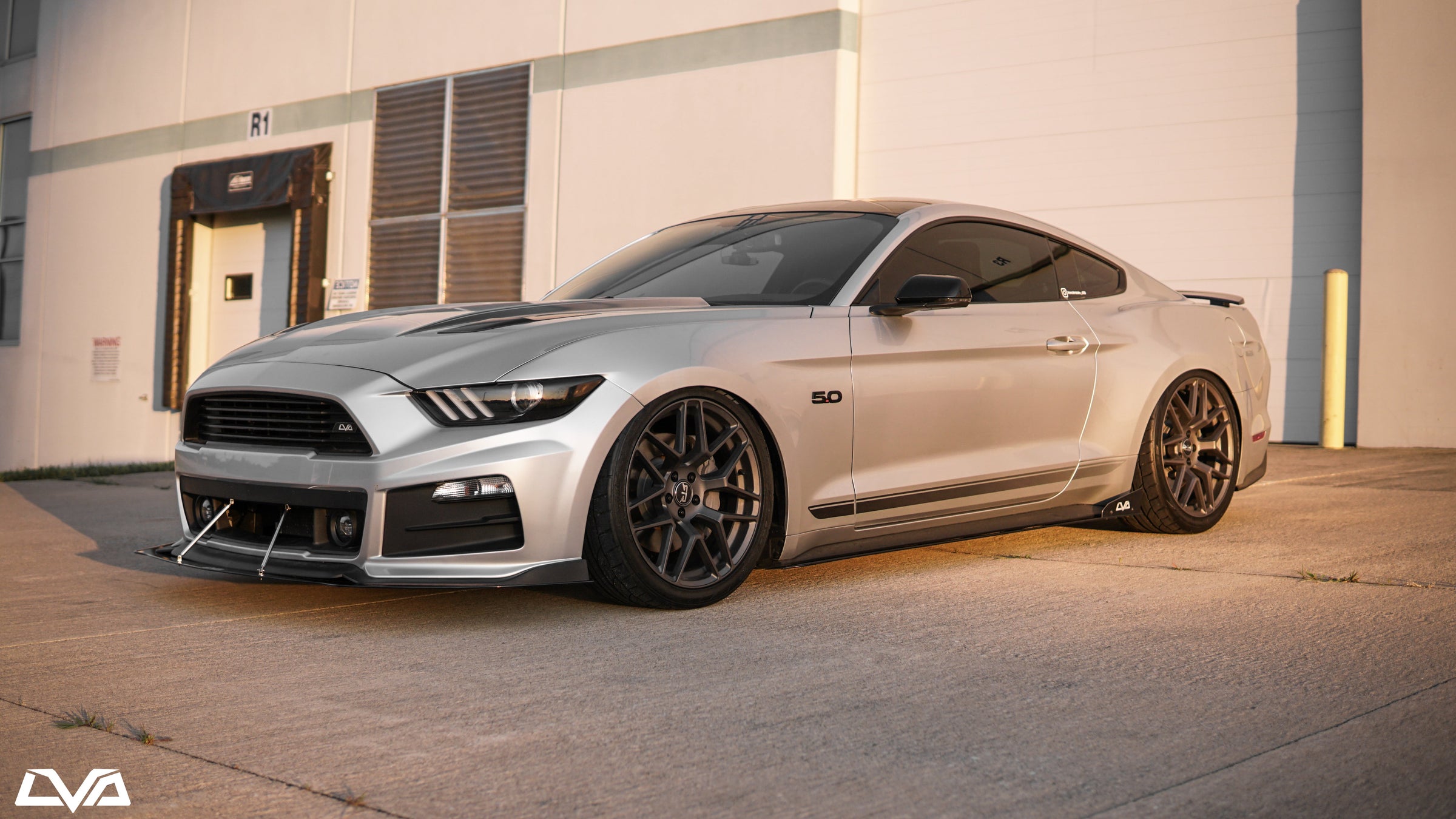 2015-2017 Ford Mustang ROUSH Front Splitter - LVA