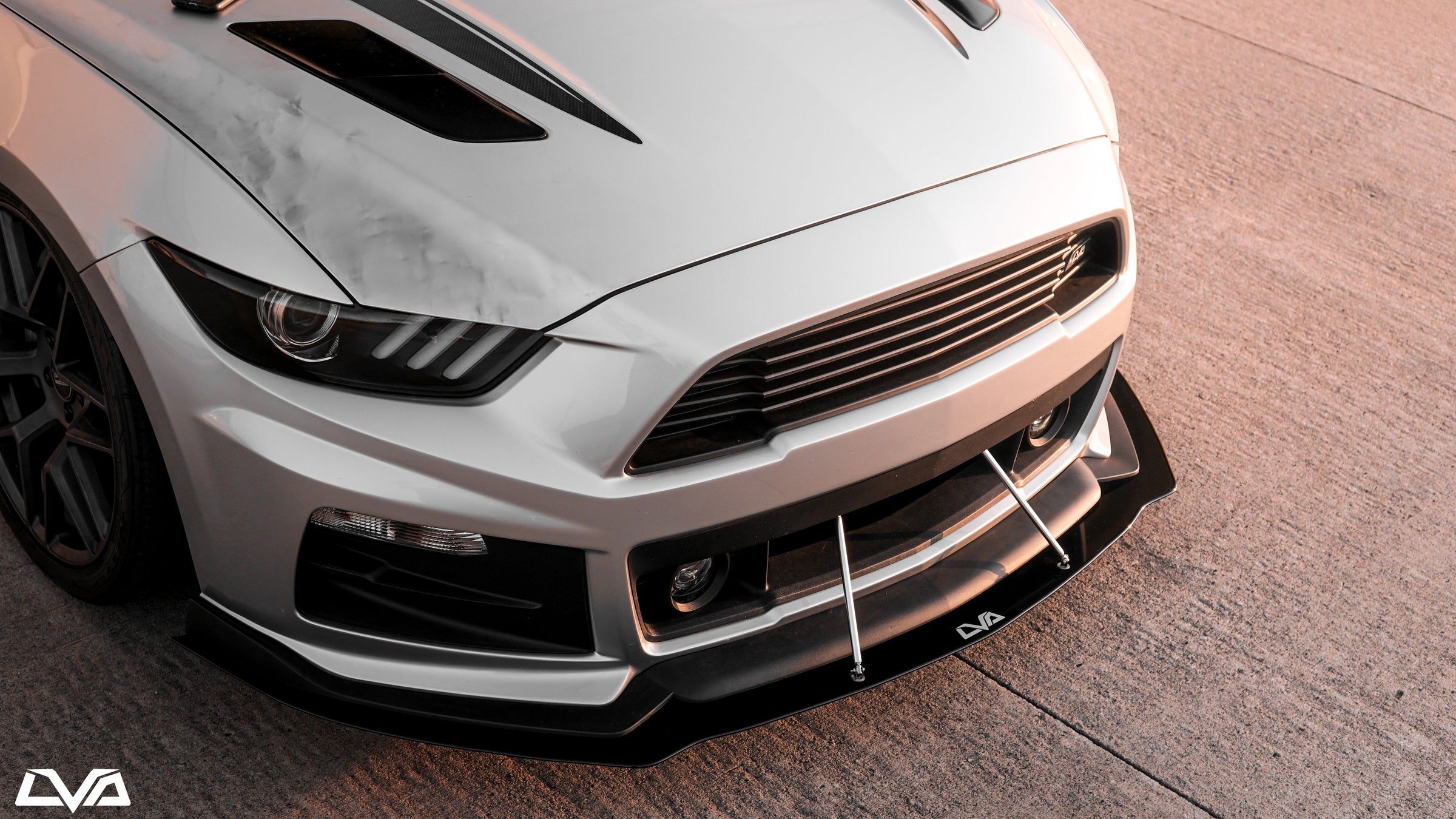 2015-2017 Ford Mustang ROUSH Front Splitter - LVA