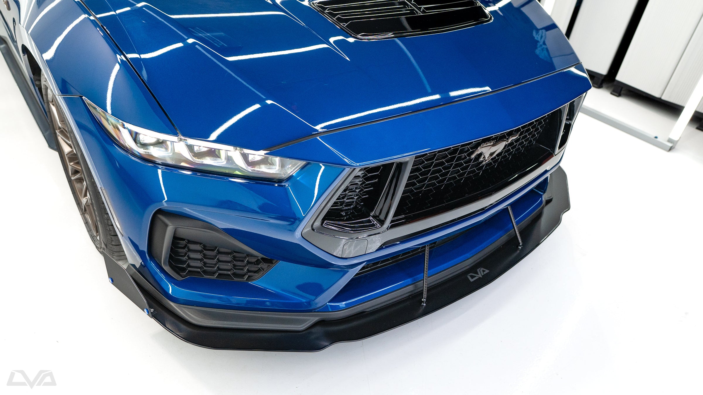 2024-2026 Ford Mustang S650 V.1 Front Splitter - LVA