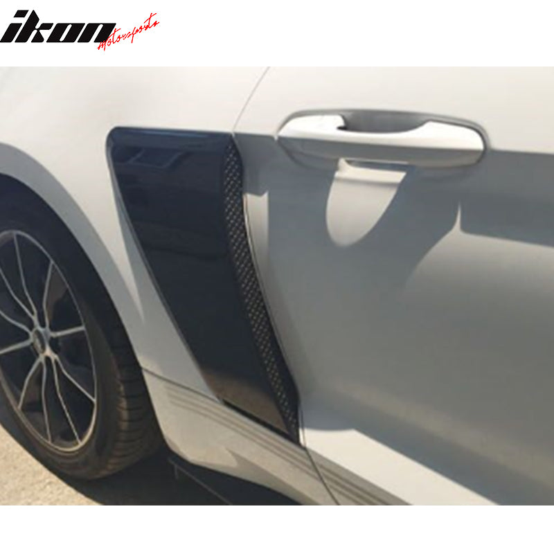 2015-2018 Mustang GT Style Unpainted Rear Side Fender Door Scoops PP