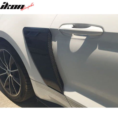 2015-2018 Mustang GT Style Unpainted Rear Side Fender Door Scoops PP