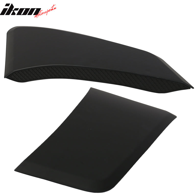 2015-2018 Mustang GT Style Unpainted Rear Side Fender Door Scoops PP