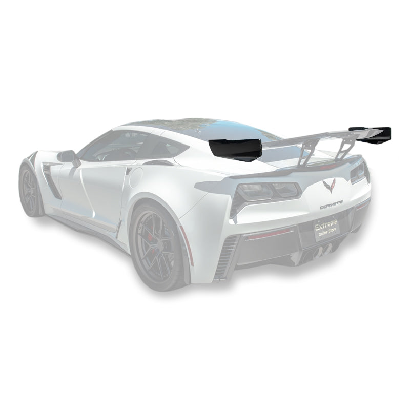 Corvette C7 ZR1 ZTK Conversion DRY CARBON FIBER Rear Spoiler Winglet
