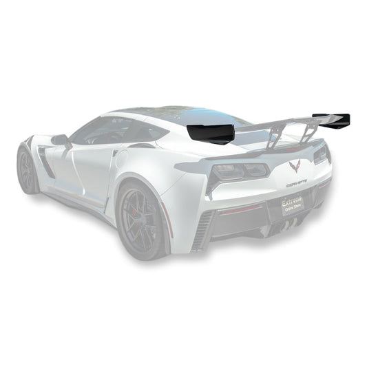 Corvette C7 ZR1 ZTK Conversion DRY CARBON FIBER Rear Spoiler Winglet