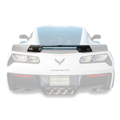 Corvette C7 Wickerbill Rear Spoiler Extension (Light Tinted)