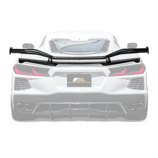 Z06 Conversion Corvette C8 All Model DRY CARBON FIBER Rear High Wing