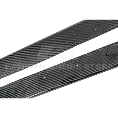 2014-20 BMW F80 M3 Extended Carbon Fiber Side Skirts Rocker Panels