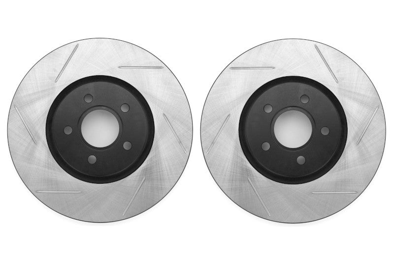 Stoptech Slotted Front Rotor Pair - 2013-2014 Ford Focus ST