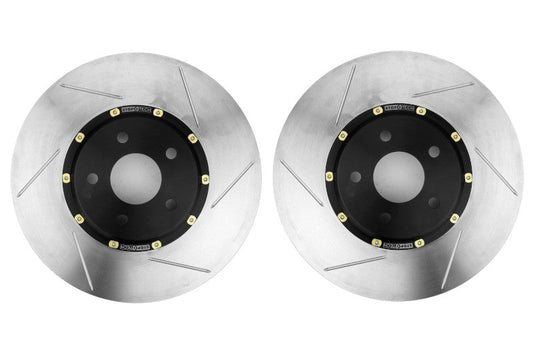 Stoptech Aerorotor 320x25 Pair Slotted Front - 2013-2018 Ford Focus ST