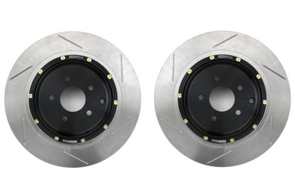 Stoptech 2-Piece Aerorotor 380x30 Slotted Pair - 2009-2024 Nissan GT-R