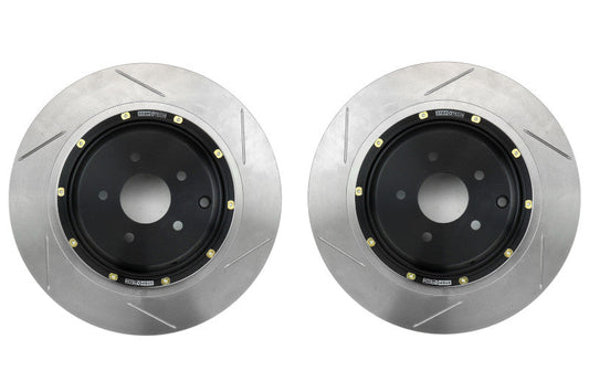 Stoptech 2-Piece Aerorotor 380x30 Slotted Pair - 2009-2024 Nissan GT-R