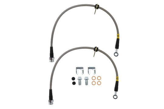 Stoptech Stainless Steel Brake Lines Front - 2005-2009 Subaru Legacy GT