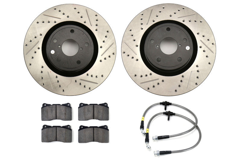 Stoptech Sport Kit Front Brake Upgrade - 2005-2007 Subaru STI