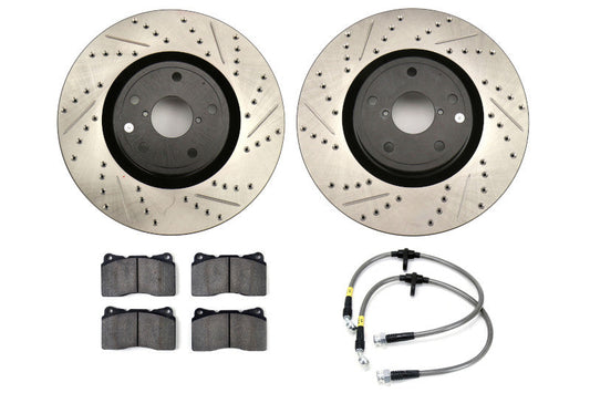 Stoptech Sport Kit Front Brake Upgrade - 2005-2007 Subaru STI