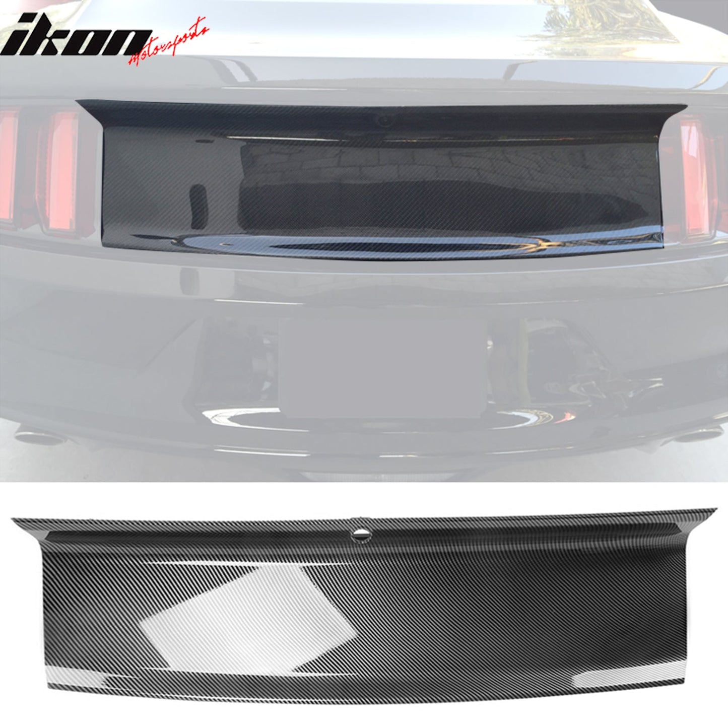 2015-2023 Ford Mustang Trunk Boot Cover ABS Rear Trunk Cover Panel Decorating Board