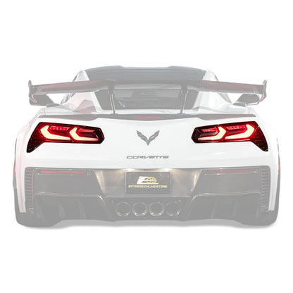 2014-19 Corvette C7 Smoke / Clear Lens Rear Taillight