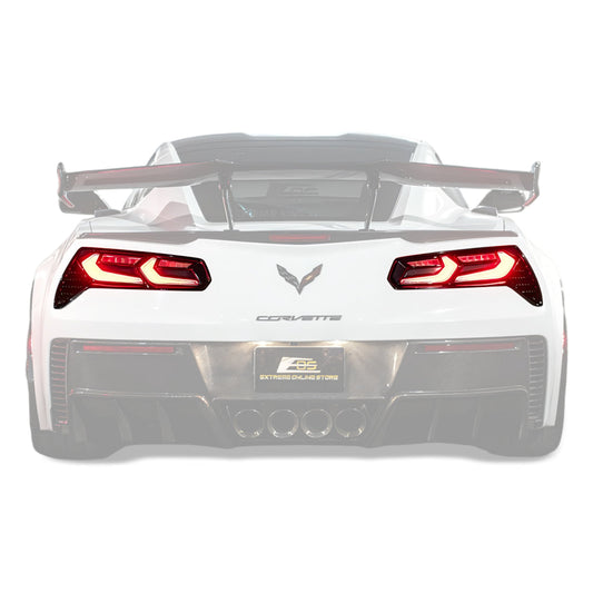 2014-19 Corvette C7 Smoke / Clear Lens Rear Taillight