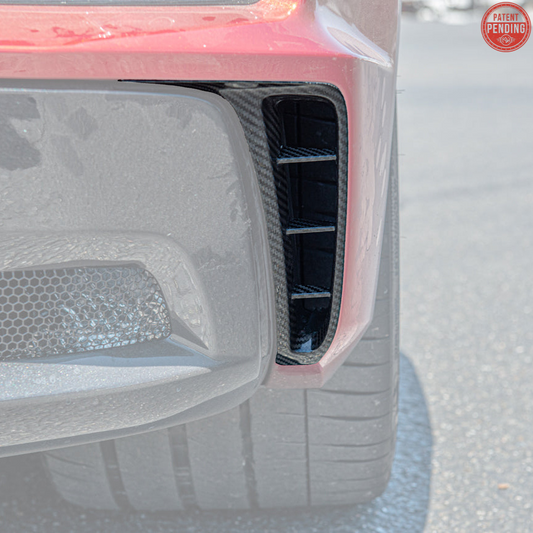 Chevrolet Corvette C8 Z06 DRY CARBON FIBER Rear Side Vent Cover