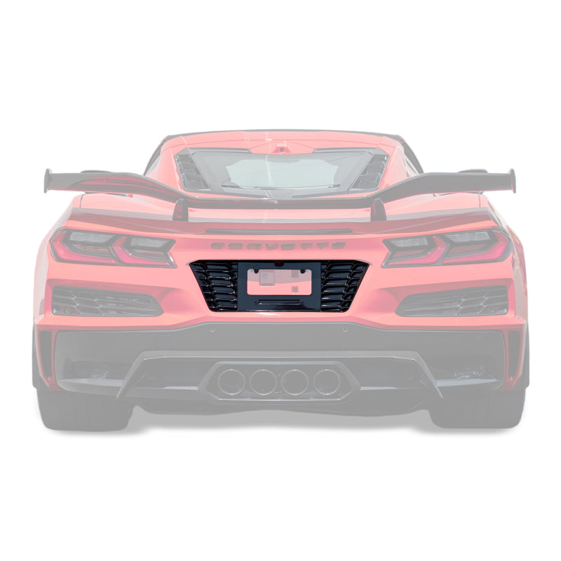 Corvette C8 Z06 License Plate Backing