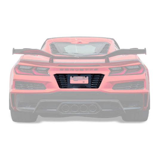 Corvette C8 Z06 License Plate Backing