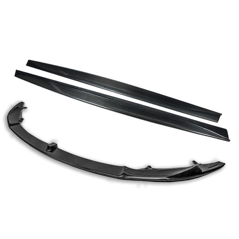 2015-20 BMW F82 M4 Carbon Fiber Front Splitter W/ Side Skirts