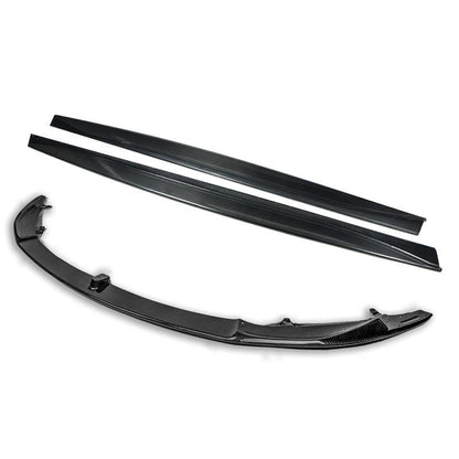 2015-20 BMW F82 M4 Carbon Fiber Front Splitter W/ Side Skirts