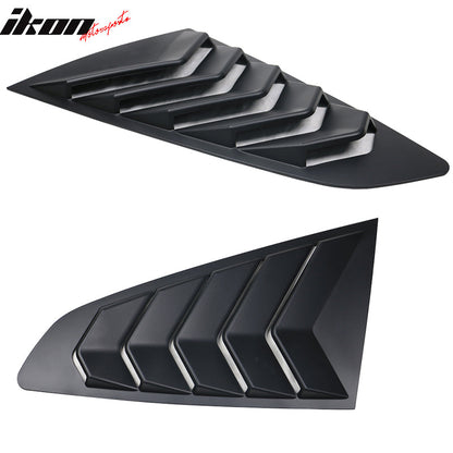 2015-2017 Ford Mustang Unpainted Side Window Louver Rear Fender Scoop