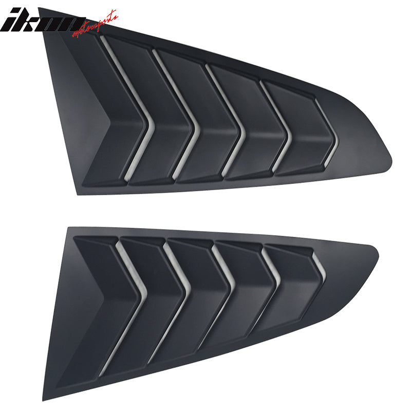 2015-2017 Ford Mustang Unpainted Side Window Louver Rear Fender Scoop
