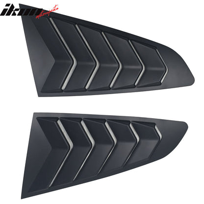 2015-2017 Ford Mustang Unpainted Side Window Louver Rear Fender Scoop