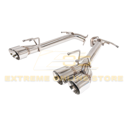 2018-24 Toyota Camry Muffler Delete Axle Back Quad Tips Exhaust