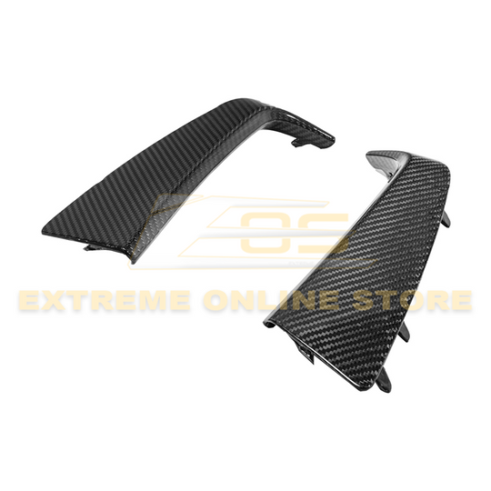 Chevrolet Corvette C7 ZR1 DRY CARBON FIBER Bumper Vent Brows Insert