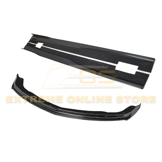 2008-09 Pontiac G8 Carbon Fiber Front Splitter & Side Skirts