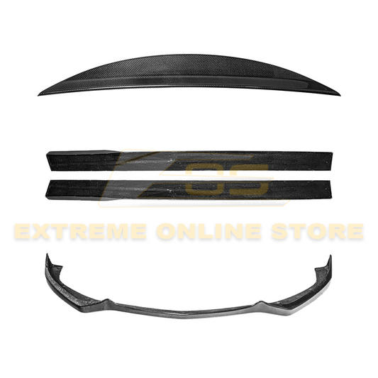 2013-15 Chevrolet SS Carbon Fiber Front Lip Splitter Side Skirts & Rear Spoiler