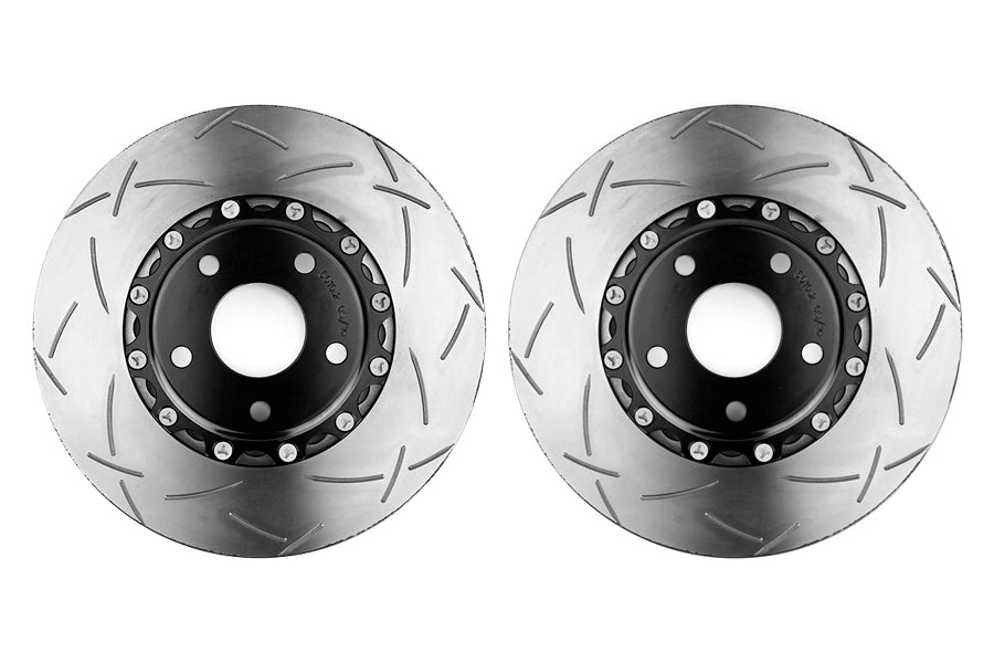 DBA 5000 Series T-Slot Slotted Rotor Pair Front - Subaru Models (inc. 2002-2014 WRX)