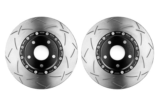 DBA 5000 Series T-Slot Slotted Rotor Pair Front - Subaru Models (inc. 2002-2014 WRX)