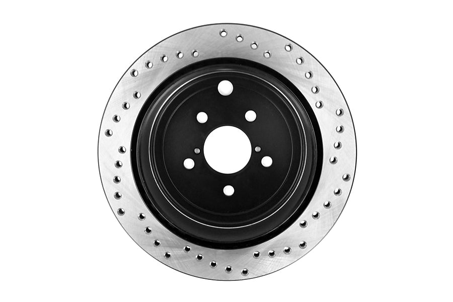 Stoptech Street Axle Pack Drilled Rear - 2013-2016 Scion FR-S / 2013-2020 Subaru BRZ / 2017-2019 Toyota 86