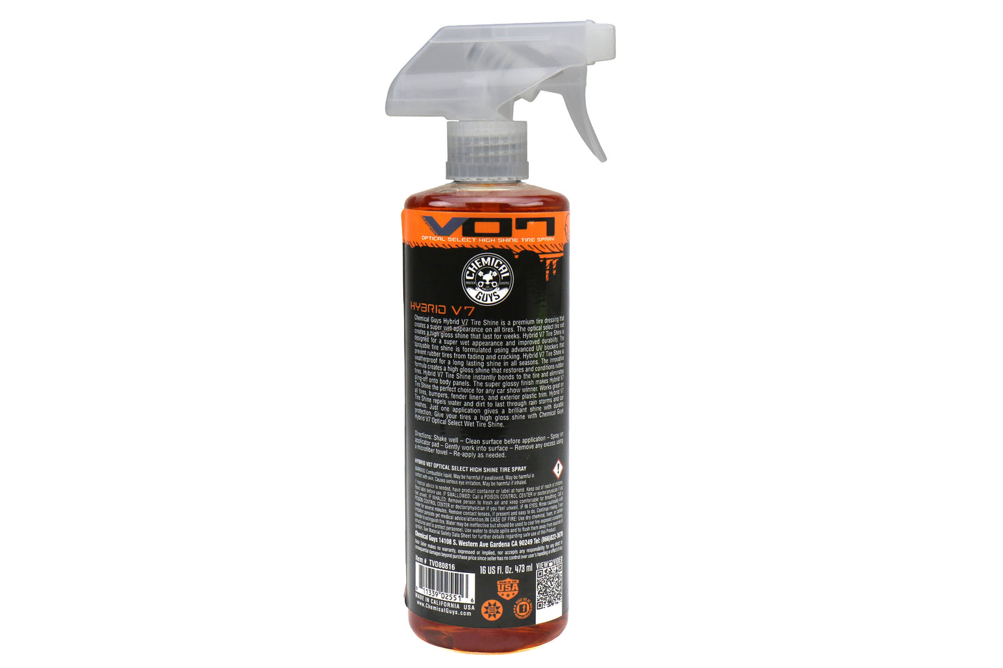 Chemical Guys Hybrid V07 Optical Select Tire Shine (16oz) - Universal