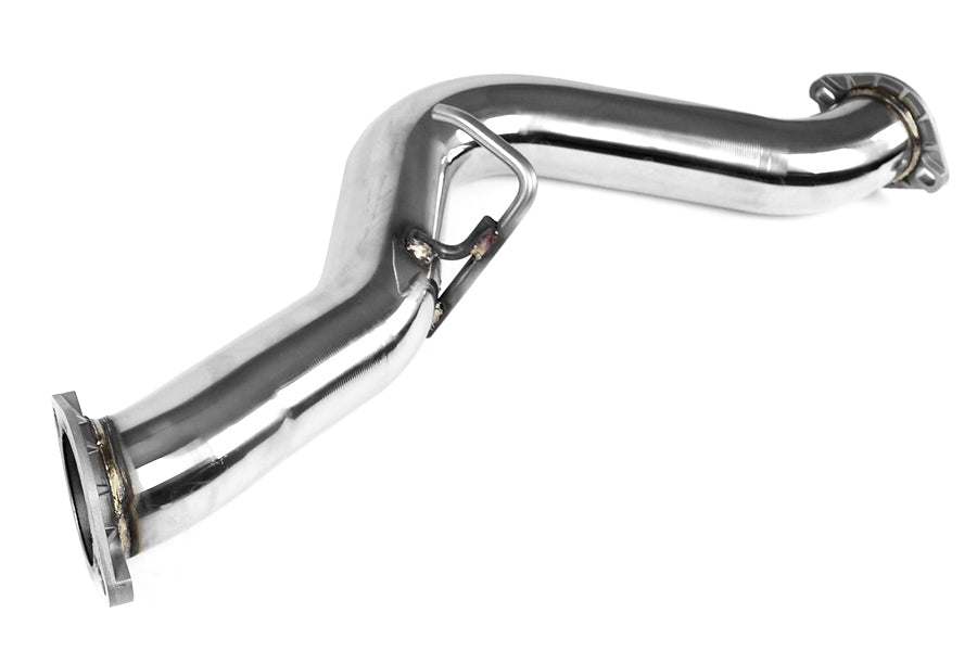 Invidia Q300 Single Exit Cat Back Exhaust - Stainless Steel Tip - 2008-2010 Subaru WRX Hatchback