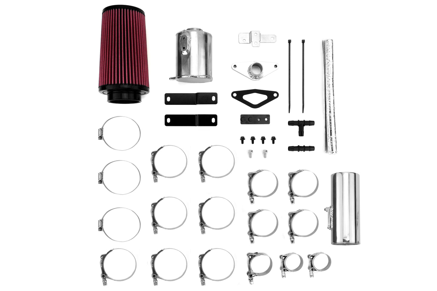 Mishimoto Front Mount Intercooler Black w/ Intake - 2002-2007 Subaru WRX / STI