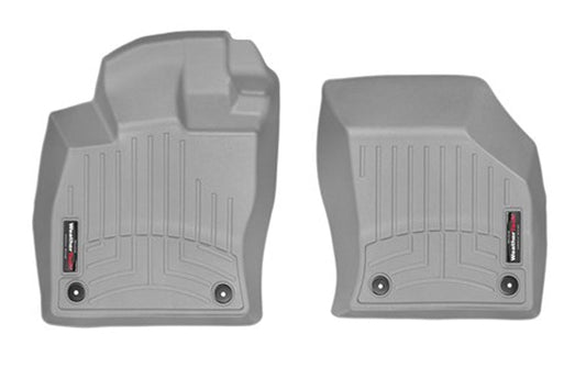 Weathertech Floorliner Grey Front - 2015-2019 Volkswagen Golf / GTI / 2016-2019 Golf SportWagen / Golf R / Golf Alltrack / 2015-2016 Audi A3 / A3 Quattro / S3