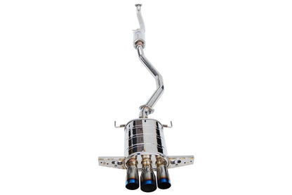 Invidia Q300 Cat Back Exhaust w/ Titanium Burnt Tips - 2017-2019 Honda Civic Sport Hatchback