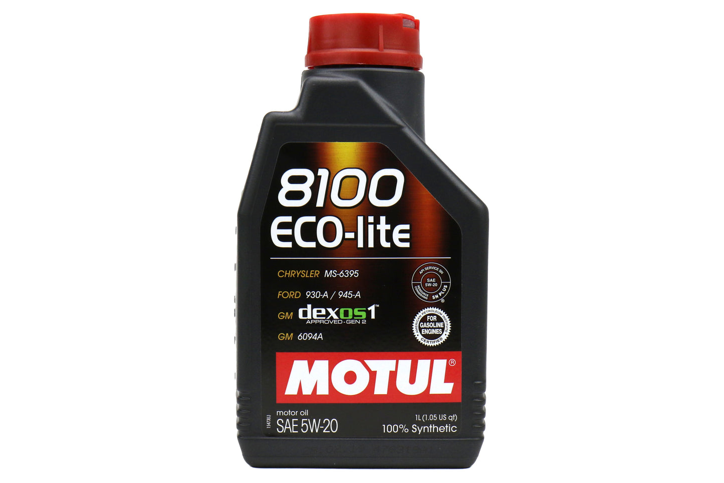 Motul 8100 Eco-Lite 5W20 Synthetic Oil 1 Quart - Universal