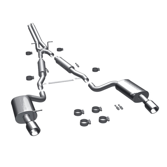 MagnaFlow Touring Series Cat Back Exhaust System - 2000-2004 Audi A6 Quattro 2.7T