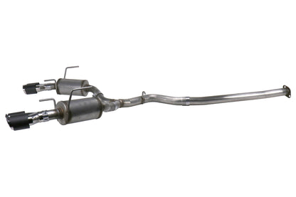 MBRP Street 3in Quad Carbon Fiber Tip Cat Back Exhaust - 2015-2021 Subaru WRX / STI