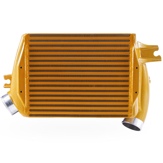 Mishimoto Street Performance Top Mount Intercooler Gold - 2015-2021 Subaru WRX