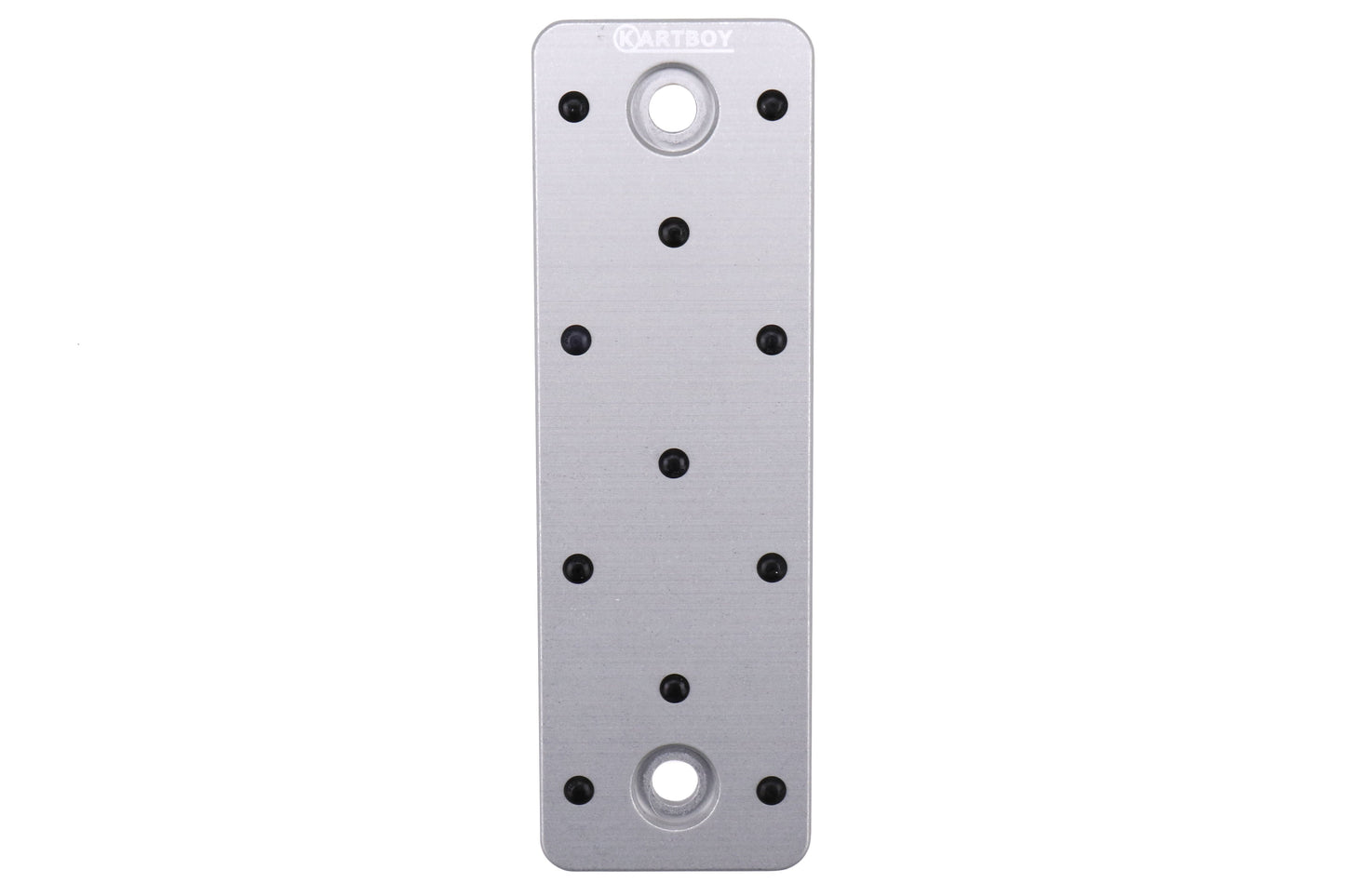 Kartboy CNC Aluminum Dead Pedal Silver - Subaru Models