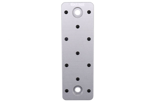Kartboy CNC Aluminum Dead Pedal Silver - Subaru Models