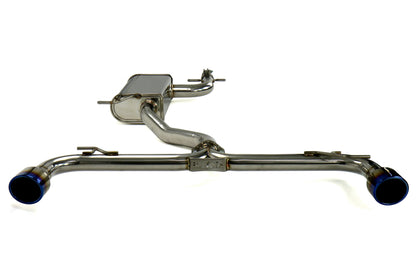 Invidia Q300 Cat Back Exhaust System - Titanium Tips - 2010-2014 Volkswagen GTI (Mk6)