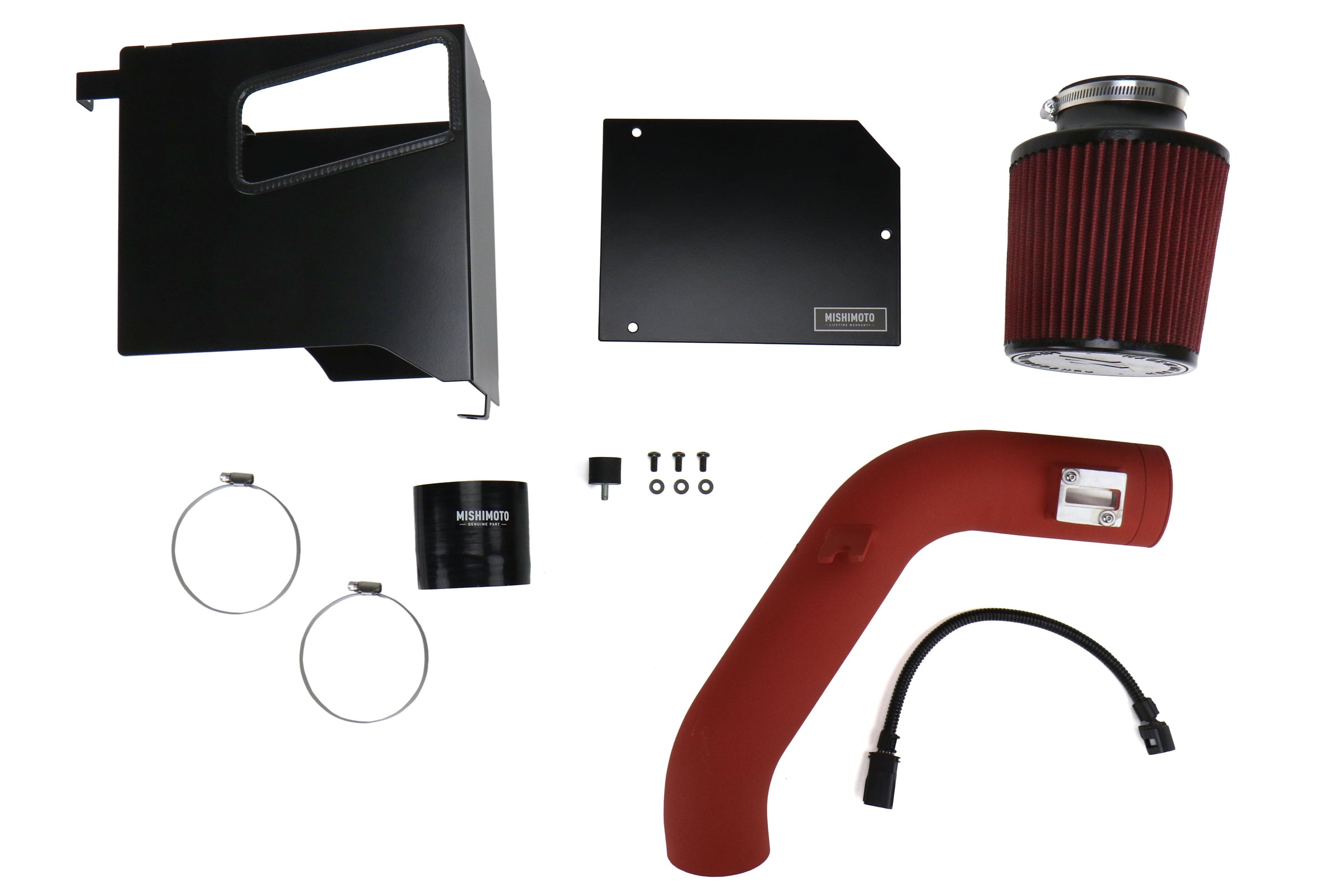 Mishimoto Race Intake Wrinkle Red - Subaru Forester XT 2014+